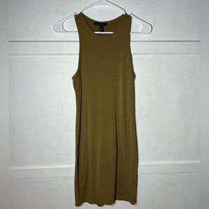 Forever 21 body con dress. Size medium in Olive Green